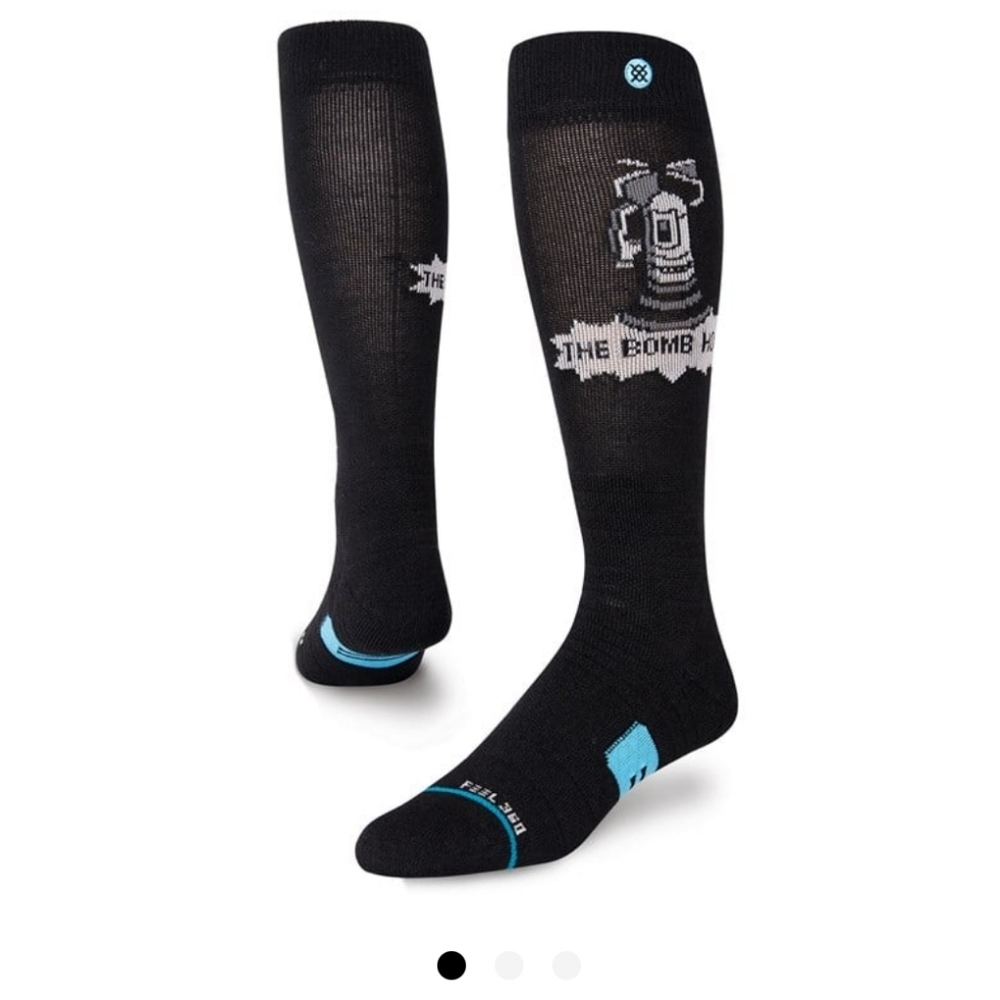 (NWT) Stance socks FEEL 360 Performance Snow- Large